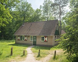Gezellige woonkamer in Coldenhove 8-persoons bungalow 8L te Eerbeek, Veluwe, Gelderland met comfortabele zithoek en moderne inrichting.