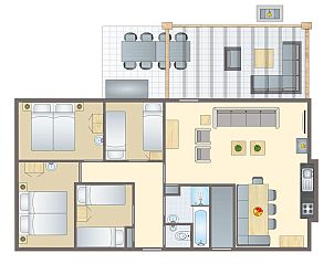 Verblijf 326090 - Bungalow Veluwe - Coldenhove | 8-persoons bungalow | 8C1