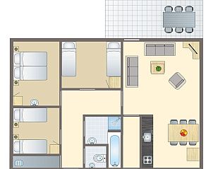 Verblijf 326092 - Bungalow Veluwe - Coldenhove | 6-persoons bungalow | 6C