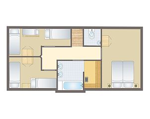 Verblijf 326099 - Bungalow Veluwe - Coldenhove | 8-persoons bungalow - Breed toegankelijk | 8LT