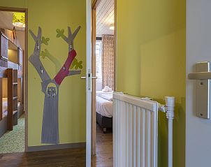Gezellige slaapkamer in Rabbit Hill 4-persoons kinderbungalow 4CK, Nieuw Milligen, Veluwe. Comfortabel verblijf in Gelderland.