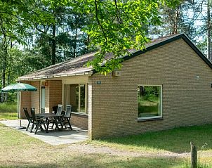 Bungalow Rabbit Hill 6B in Nieuw Milligen, Veluwe met terras en groene omgeving.