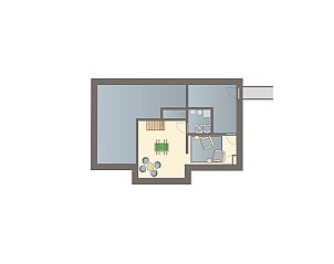 Souterrain van Rabbit Hill 10-persoons vakantiehuis op de Veluwe met recreatieruimte en extra voorzieningen.