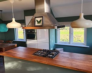 Stijlvolle keuken met moderne apparatuur in Huisje in Klarenbeek, vakantiehuis in Klarenbeek, Gelderland.