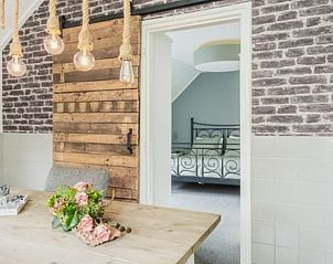 Stijlvolle eetkamer in Huisje in Beemte Broekland, vakantiehuis op de Veluwe, Gelderland.