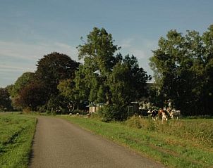 Prachtig uitzicht op het landschap rond GR002 vakantiewoning in Scheemda, Groningen.