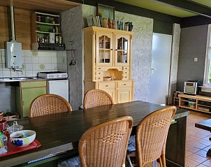 Gezellige eetruimte in Vakantiehuisje in Uithuizen, Noordoost Groningen.