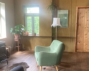 Gezellige woonkamer van Vakantiehuis in Overschild, Noordoost Groningen.