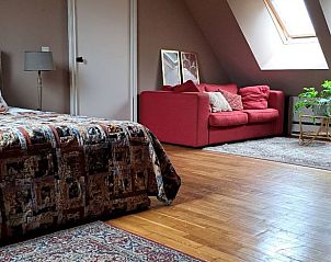 Ruime zithoek in Huisje in Thesinge, vakantiehuis in Noordoost Groningen, Groningen.