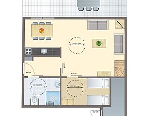 Unterkunft 341311 - Bungalow Noordwest Groningen - Natuurdorp Suyderoogh | 4-6-persoons bungalow - Breed toegan