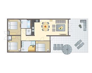 Unterkunft 350634 - Bungalow Zuidoost Groningen - 6-persoons woning | 6L1