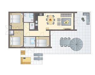 Verblijf 350642 - Bungalow Zuidoost Groningen - 6-persoons wellness bungalow | 6ELW