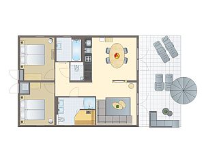 Verblijf 350654 - Bungalow Zuidoost Groningen - 4-persoons woning | 4L