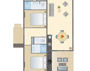 Unterkunft 351330 - Bungalow Zuidoost Groningen - 4-persoons woning | 4CE