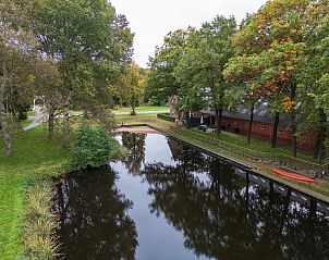 Buitenruimte met uitzicht op natuur bij Rutershoeske, Veendam.