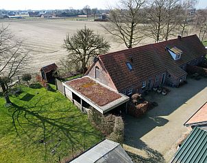 Groen dak op vakantiehuis L241 in Nederweert, Limburg met uitzicht op de omgeving.