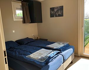 Comfortabele slaapkamer in Chalet in Susteren, vakantiehuis in Midden Limburg.
