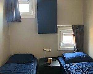 Tweede slaapkamer in Chalet in Susteren, vakantiehuis in Limburg.