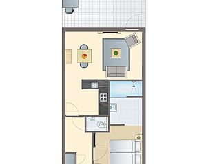 Unterkunft 380854 - Bungalow Noord Limburg - 2-persoons waterwoning | 2CA