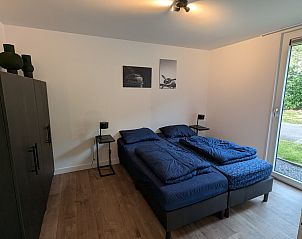 Moderne badkamer in de vrijstaande woning in Belfeld, Noord Limburg.