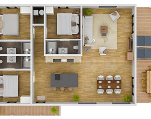 Unterkunft 384009 - Ferienhaus Noord Limburg - Water Cube DeLuxe | 6 personen