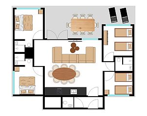 Guest house 384023 - Holiday property Noord Limburg - Bos Lodge | 8 personen