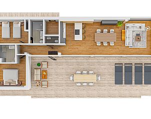 Unterkunft 384026 - Ferienhaus Noord Limburg - Bos Villa DeLuxe XL | 4 personen