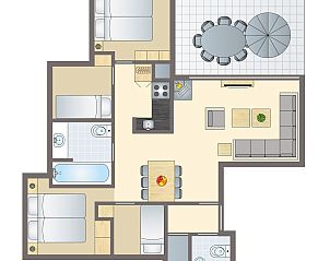 Guest house 384744 - Bungalow Noord Limburg - De Lommerbergen | 6-persoons bungalow | 6C