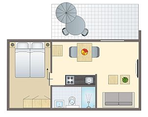 Guest house 384749 - Bungalow Noord Limburg - De Lommerbergen | 2-persoons bungalow | 2B1