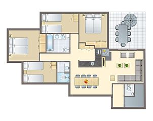 Guest house 384754 - Bungalow Noord Limburg - De Lommerbergen | 8-persoons bungalow | 8B