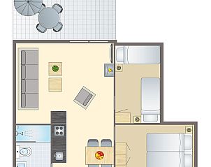 Guest house 384756 - Bungalow Noord Limburg - De Lommerbergen | 4-persoons bungalow | 4B4