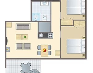 Guest house 384757 - Bungalow Noord Limburg - De Lommerbergen | 4-persoons bungalow | 4B3PT