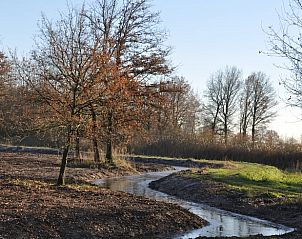 Rivierlandschap in de buurt van Vakantiehuisje in Heythuysen, Noord Limburg, Limburg.