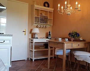 Landelijke keukenhoek in Buitenverblijf 't Herfse, vakantiehuis in Epen, Limburg.