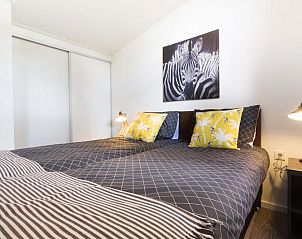 Hoofdslaapkamer van Rialto 6 personen vakantiehuis in Schin op Geul, Zuid Limburg.