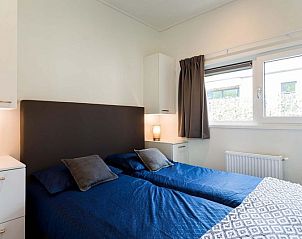 Comfortabele slaapkamer in Module Special 6 personen, Schin op Geul, Zuid Limburg, biedt rustgevende nachtrust.