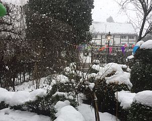 Schneefall und festliche Atmosphre im Ferienhaus in Epen, Sdlimburg.