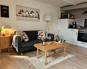 Gemtliches Wohnzimmer in Haus in Epen, Ferienhaus in Sdlimburg mit moderner Kche.