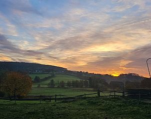Atemberaubender Sonnenuntergang vom Cottage in Epen, Ferienhaus in Sdlimburg.