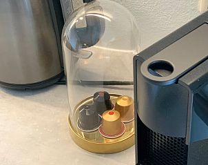 Kaffeeecke mit Nespresso in der Kche des Ferienhauses in Epen, Sdlimburg.