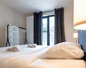 Gemtliches Schlafzimmer im Ferienhaus in Epen, Sdlimburg, perfekt fr eine gute Nachtruhe.