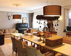 Gezellige open haard in woonkamer van L022 vakantiehuis, Epen, Zuid Limburg, voor een warme sfeer.