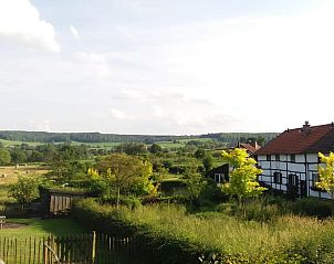 Blick auf die Landschaft vom Cottage in Epen, Sdlimburg, Ferienhaus mit grnen Hgeln und malerischer Umgebung.