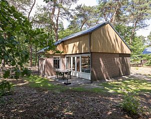Overzicht van recreatiegebied bij vrijstaande woning in Vlierden, vakantiehuis De Peel, Noord Brabant.