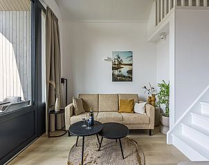 Plattegrond van zolderverdieping in 4-persoonslodge 4B5, Someren, De Peel, met slaapruimtes.