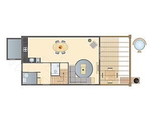Buitenzijde van 4-persoonsbungalow 4L2 in Someren, De Peel, Noord Brabant met zonnig terras en moderne architectuur.