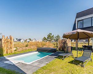 Stijlvolle woonkamer van 8-persoonsbungalow 8ELZ in Someren, De Peel, Noord Brabant.