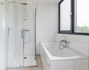 Priv sauna in 12-persoonsbungalow 12EL1, Someren, De Peel, Noord Brabant.