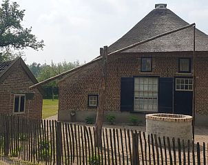 Traditionele gevel van Huisje in Aarle-Rixtel, vakantieaccommodatie in Noord Brabant.