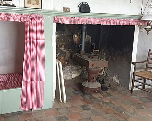 Traditionele open haard in Huisje in Aarle-Rixtel, vakantieaccommodatie in Aarle-Rixtel.